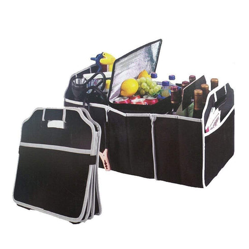 AussieSuperStore Homeware Supplies Trunk Travel Collapsible Car Boot Organiser Trunk Travel Collapsible Car Boot or Backseat Storage Organiser Bag CBCARTRUNKBOOT